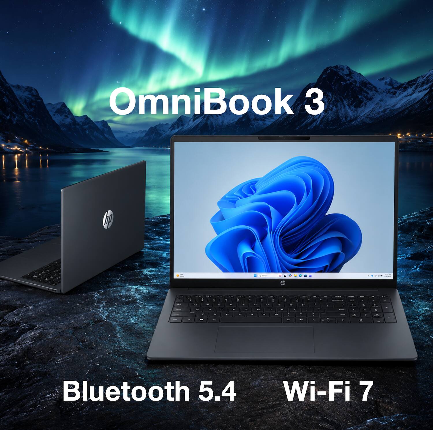 OmniBook 3  
hp  
Bluetooth 5.4  
Wi-Fi 7