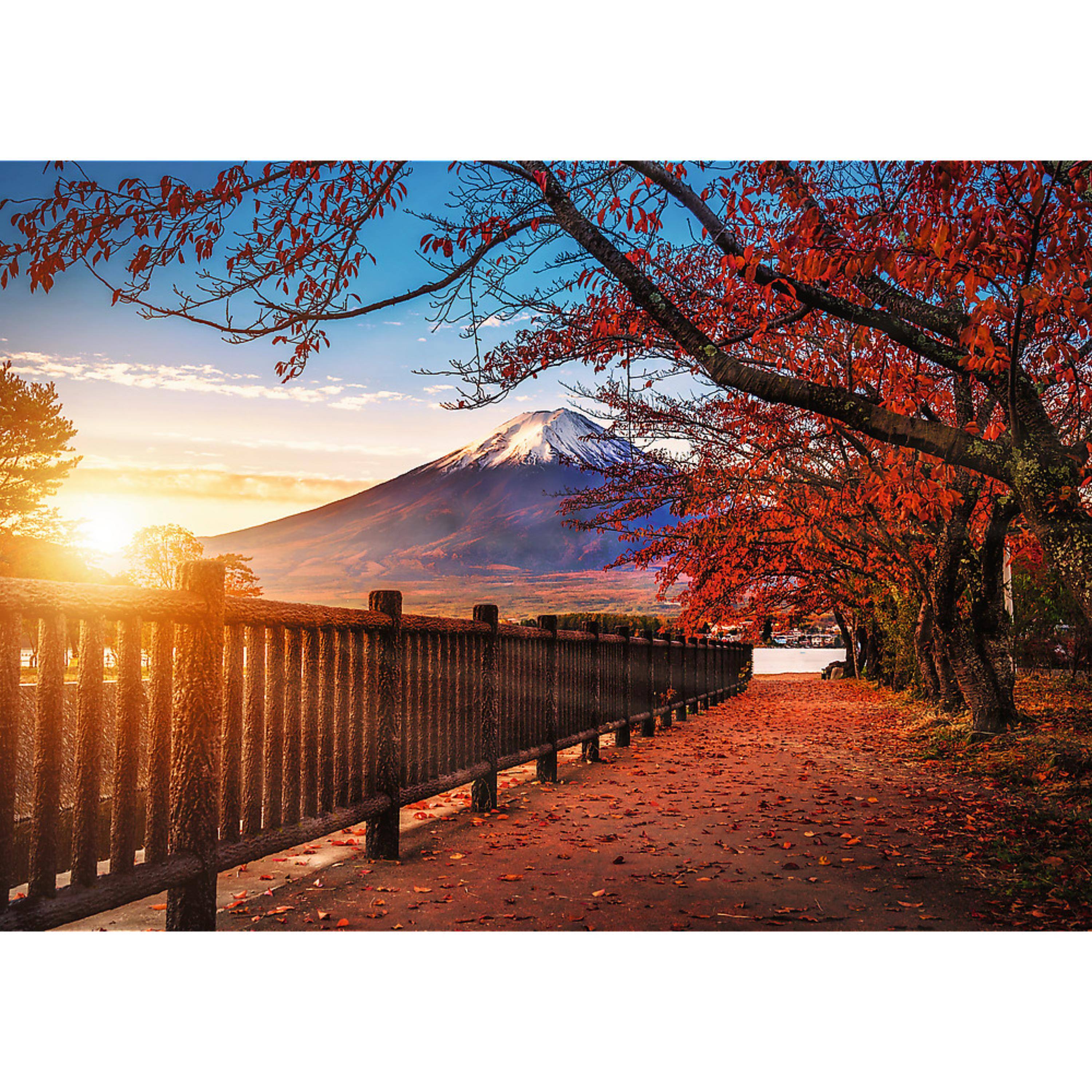 Alt View 1. Trefl - Trefl Premium Plus 1000 Piece Puzzle - Mount Fuji , Japan.