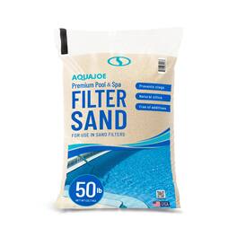 Aqua Joe - Premium Pool & Spa Filter Sand for Swimming Pools, 50 lb, FLTSAND50