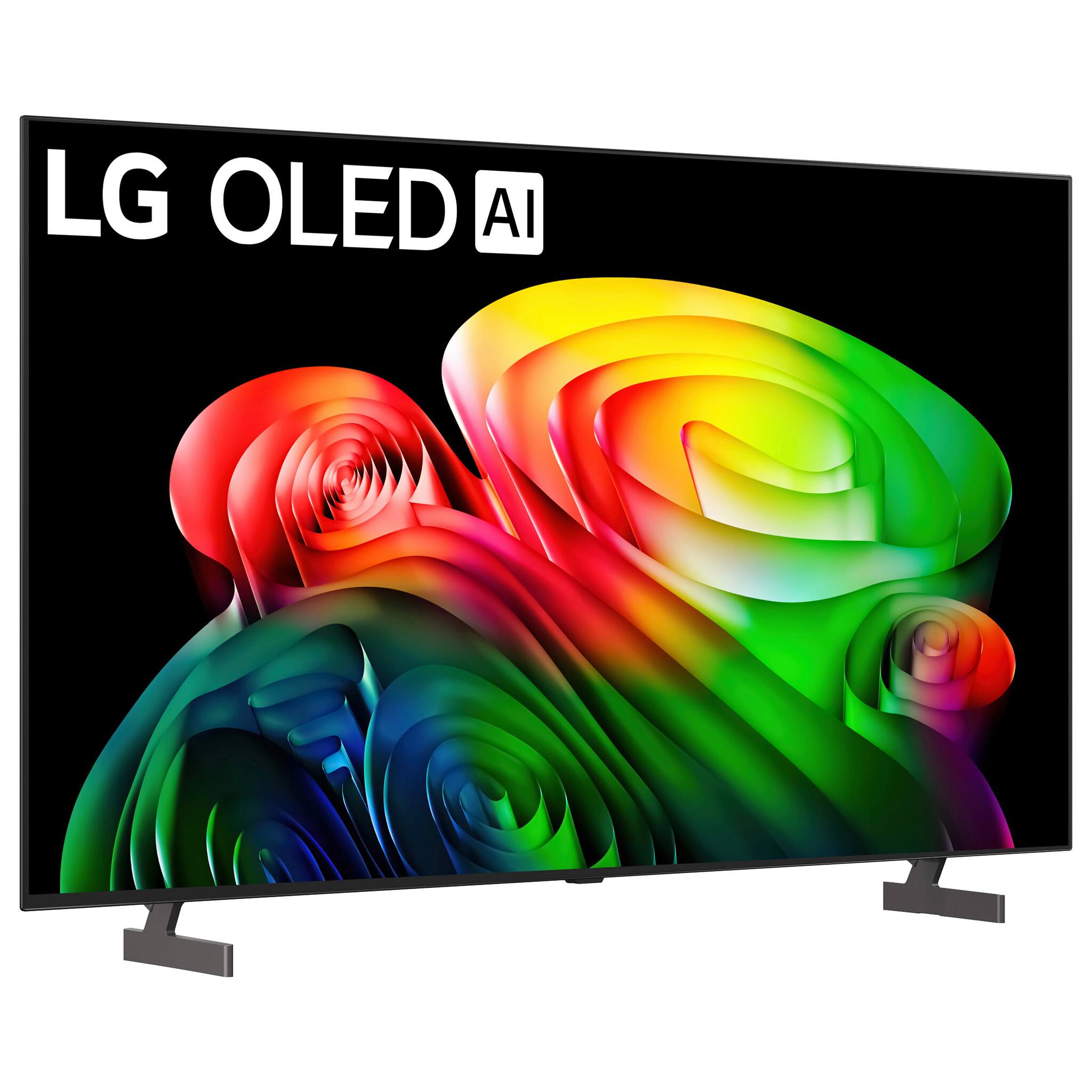 Angle. LG - 65" Class B6 OLED AI 4K Smart webOS TV with Perfect Black, Vivid Color and Magic Remote   (2026).