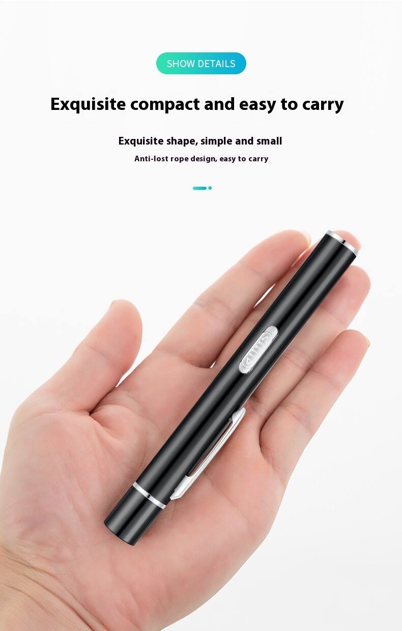 Exquisite compact and easy to carry  
Exquisite shape, simple and small  
Anti-lost rope design, easy to carry