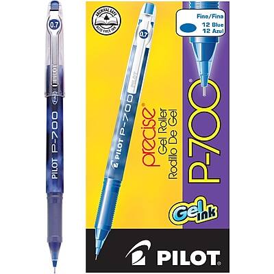 PILOT P-700  
Gel Ink  
0.7  
Precise Roller  
Fine/Fina  
12 Blue  
12 Azul  
P-700  
Gel De Gel  
Rodillo De Gel