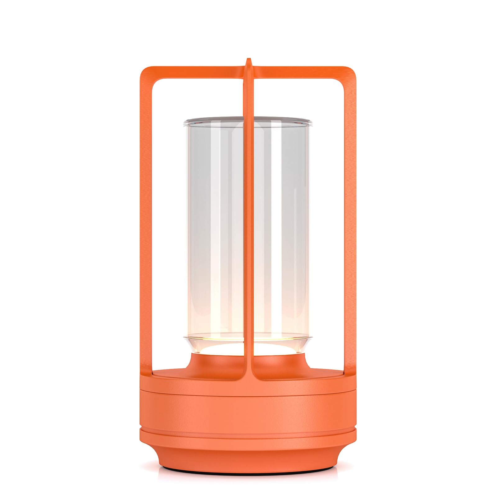 Dazzling Pops - Portable Outdoor Table Lamp Cordless Dimmable Touch Table Light Rechargeable Battery Operated Lamp Premium - Orange