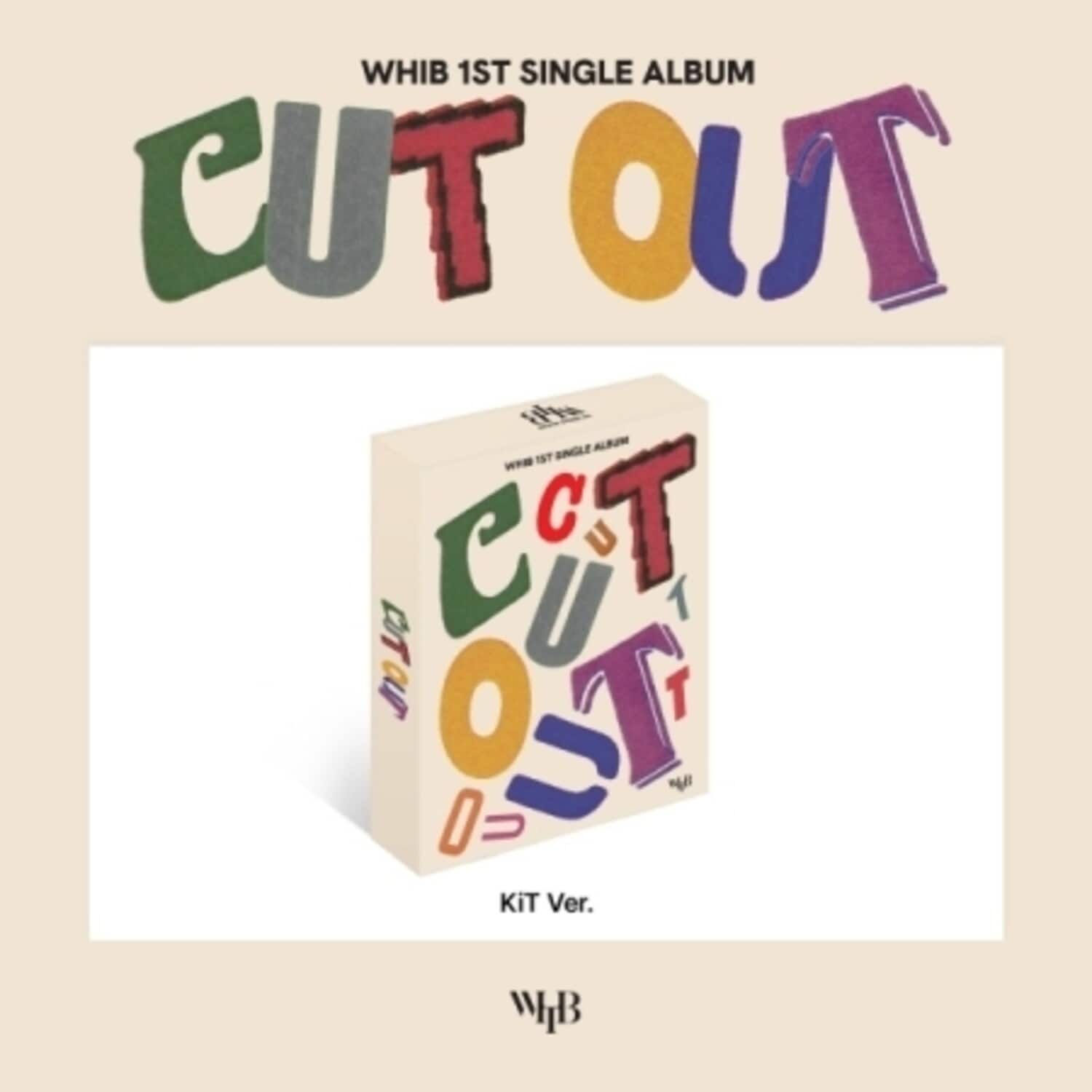 Whib - Cut Out - Air Kit Album - incl. Premium Music Box Package w/Group Postcard, 24pc Album - DISCLESS DIGITAL [Digital Download]