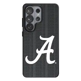 Keyscaper - NCAA - Alabama Crimson Tide Script Galaxy Magnetic Bump Case - S25 Ultra - Black