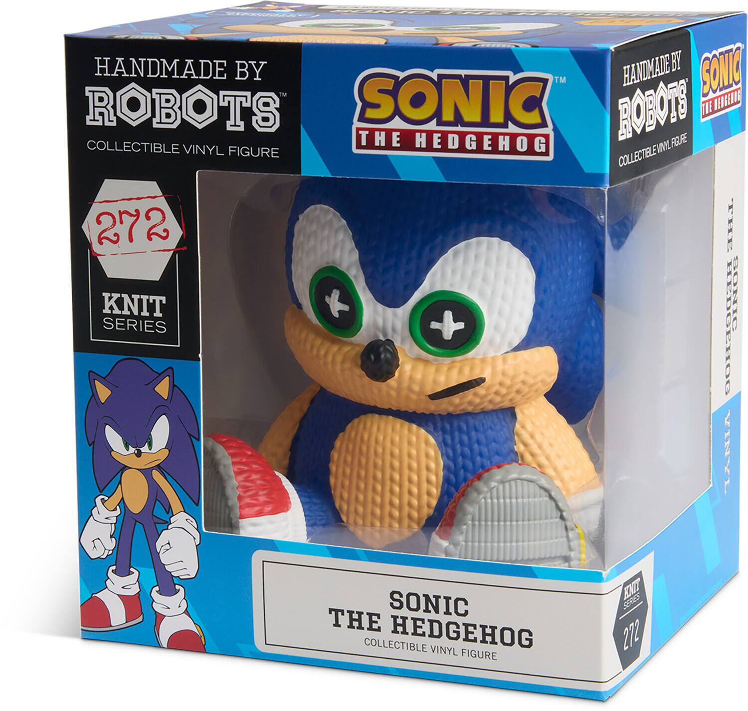 HANDMADE BY ROBOTS  
COLLECTIBLE VINYL FIGURE  

SONIC THE HEDGEHOG  
COLLECTIBLE VINYL FIGURE  

272  
KNIT SERIES  

SONIC THE HEDGEHOG  
COLLECTIBLE VINYL FIGURE  

272