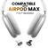Back. Ultra Supply Co - Wireless Charging Dock for AirPods Max - Silver.