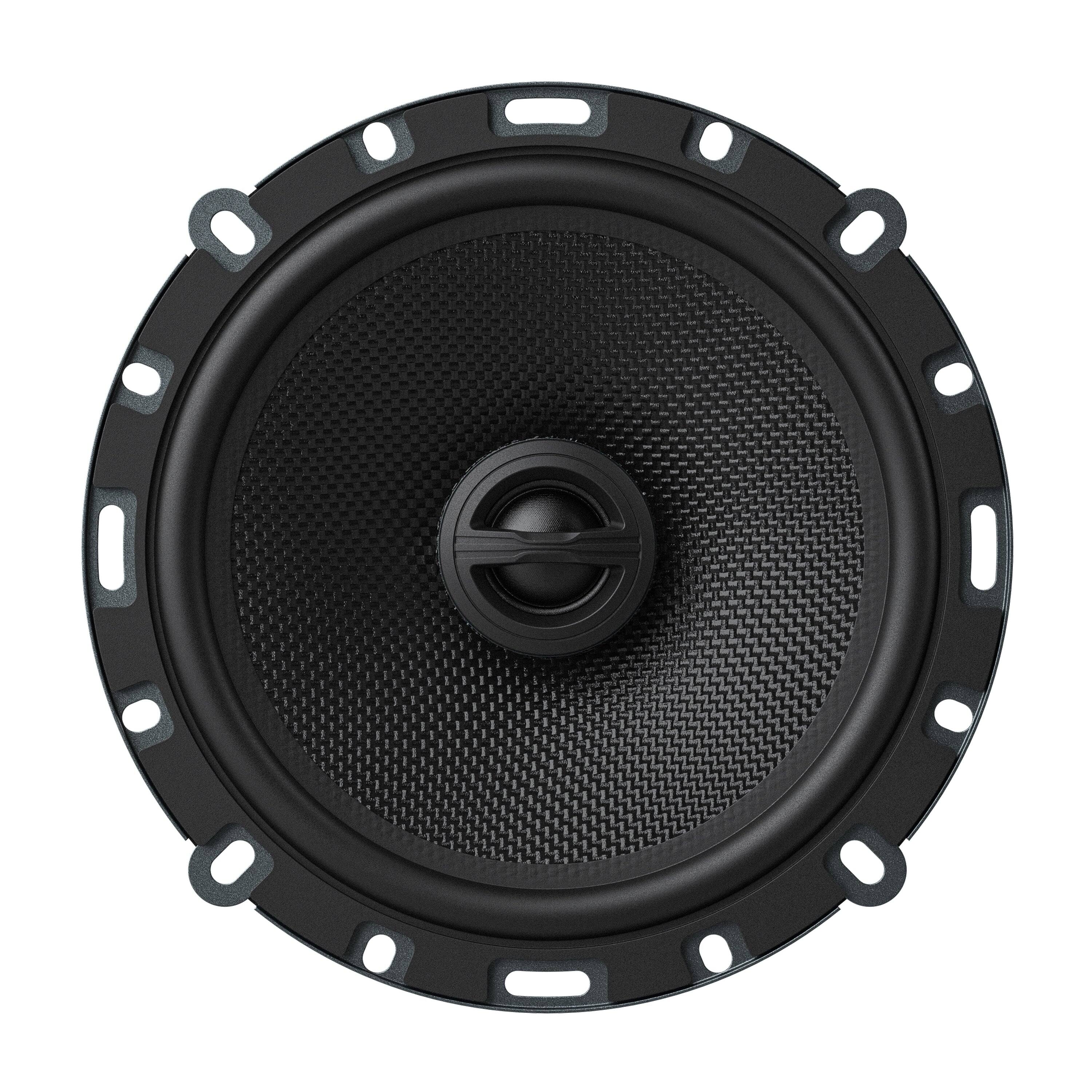 Alt View 1. AudioControl - Altitude Series 6.5" Coaxial Speakers with Precision-Molded Glass Fiber Cones (Pair) - Black.