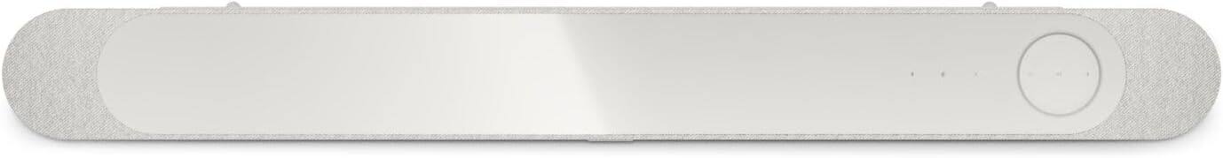 Back. Bose - Bose Lifestyle Ultra Soundbar Bundle with Aux Cable, Wall Mounts, Wireless Soundbar for TV with Dolby Atmos, (White) - White.