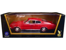 1966 Dodge Charger 1/18 Diecast Model Car by Road Signature - Red