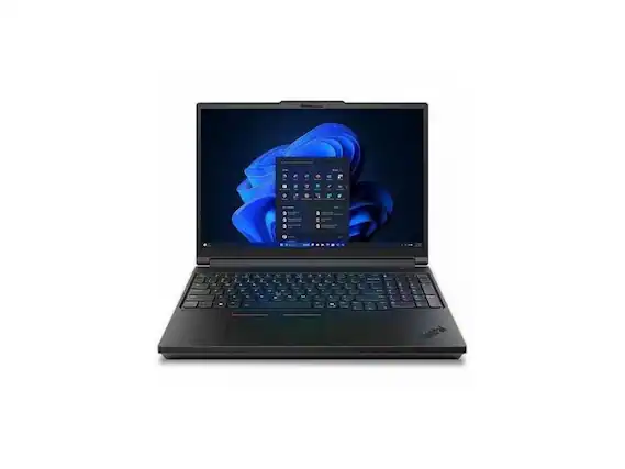 Front. Lenovo - Lenovo ThinkPad P16 Gen 3 - Intel Core Ultra 7 - 32 GB - 1 TB SSD - Windows 11 Pro - RTX Pro 2000 8 GB - Wi-Fi 7 - Black.