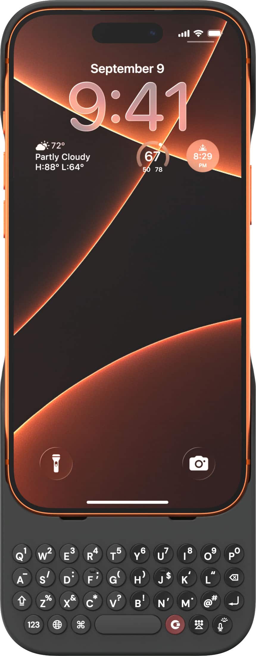 Clicks - Keyboard Case for iPhone 17 Pro - Onyx