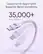 Lasts For 10 Years With Superior Bend Durability
35,000+ Bend Lifespan*
*Based on internal lab testing involving 8 bends per day, this cable is projected to last up to 10 years.
Note that the image shows only the USB-C end: this is a USB-A to USB-C cable.