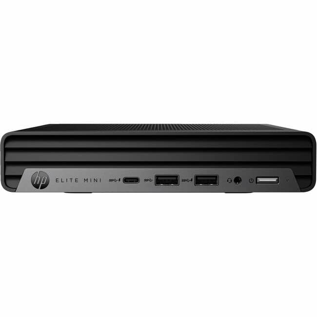 HP - Elite Mini 800 G9 Desktop Computer - Intel Core i7 14th Gen i7-14700T - vPro Technology - 16 GB - 256 GB SSD - Black