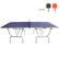 Alt View 1. ELEMENT ACE - 8ft Mid-Size Table Tennis Table - Foldable & Portable Ping Pong Table Set for Indoor Games with Net, Paddles & Balls - Blue.