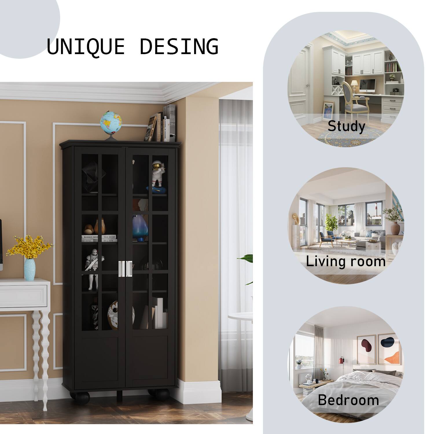 UNIQUE DESING Study I I : - I Living room - I Bedroom