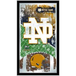 Holland Bar Stool Co. - Notre Dame Fighting Irish 15" x 26" Football Mirror - Multicolor