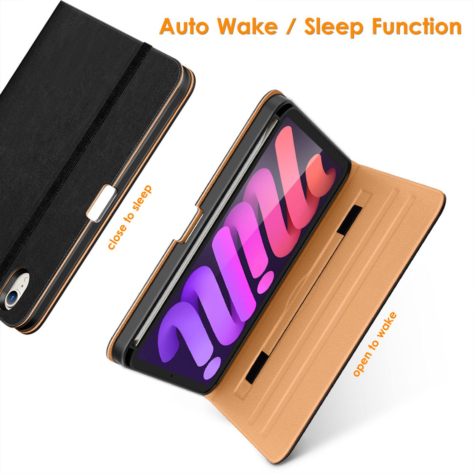 Auto Wake / Sleep Function

Close to sleep

Open to wake