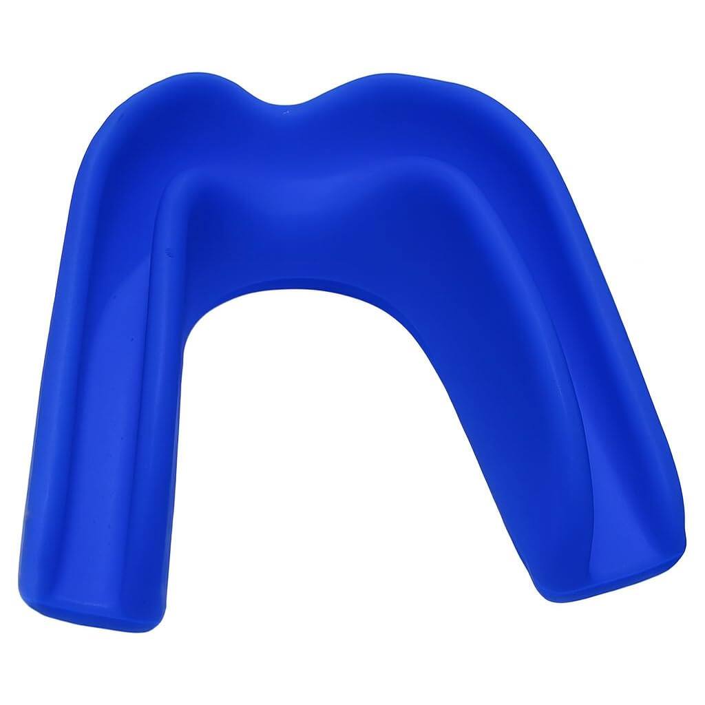 Alt View 3. Amber Sporting Goods - Breathable Boil & Bite MMA Mouth Guard for Boxing & Wrestling, Super Tough Combat Mouthpiece – Blue - Blue.