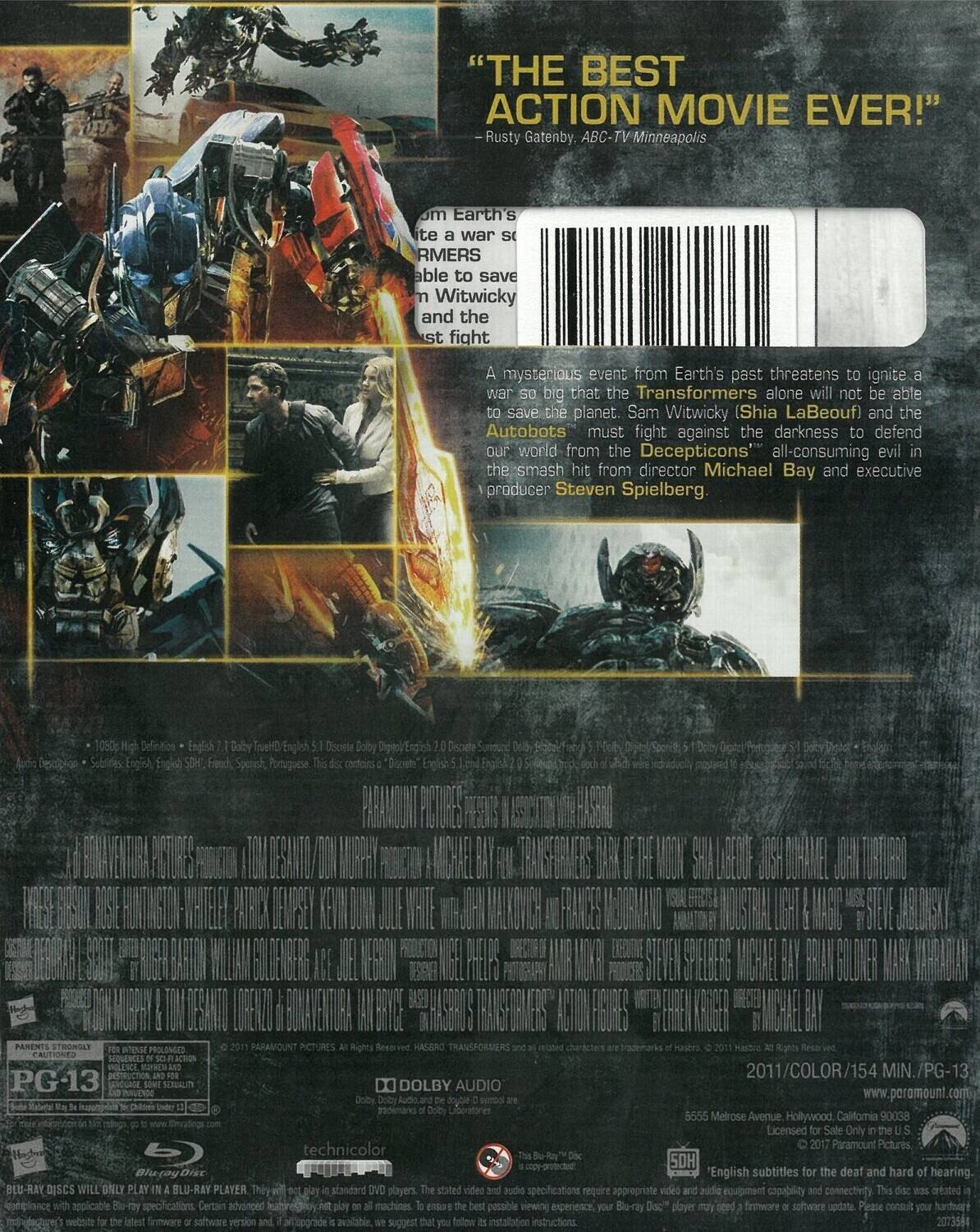 Alt View 1. Transformers: Dark of the Moon   - BLU-RAY.