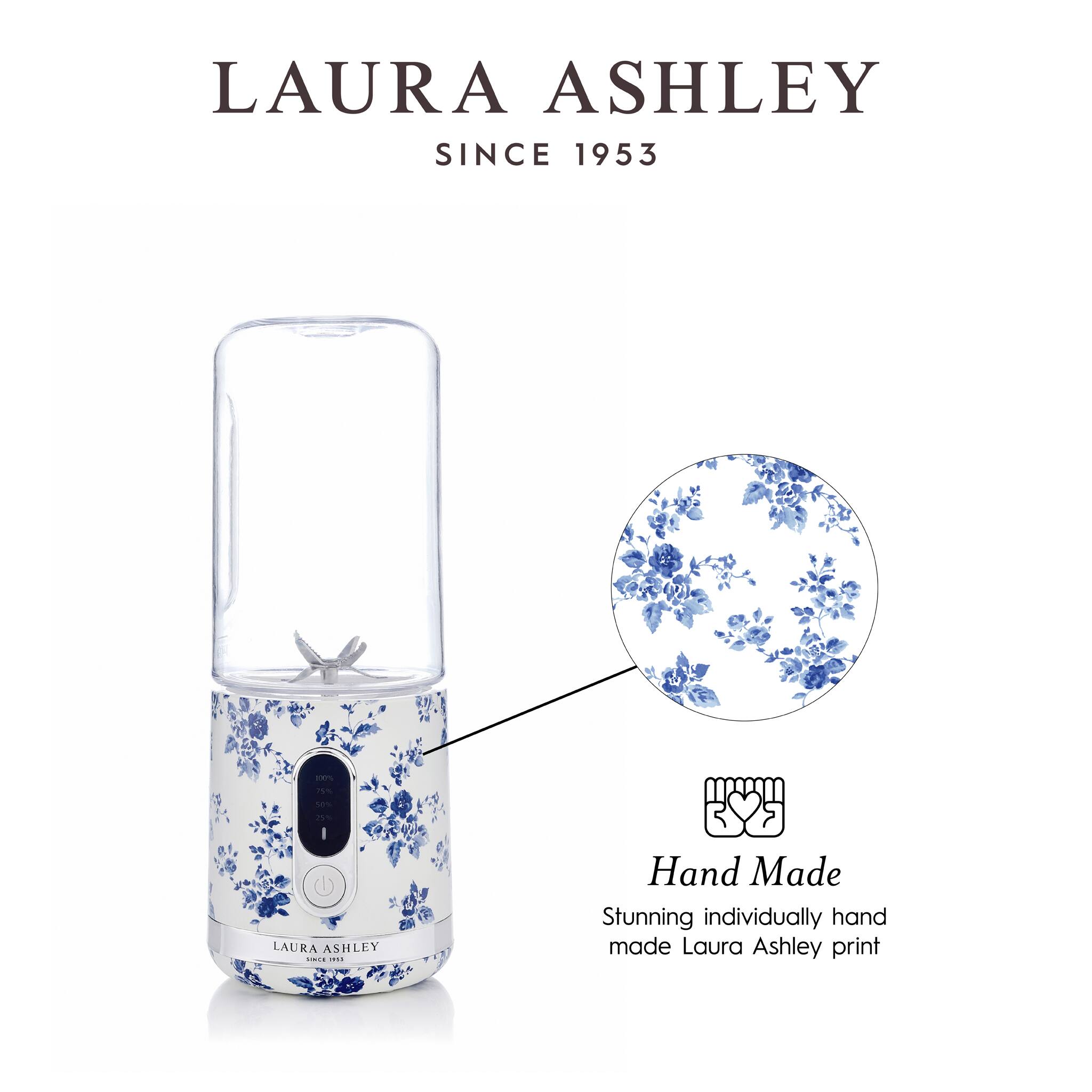 LAURA ASHLEY  
SINCE 1953  

Hand Made  
Stunning individually hand made Laura Ashley print