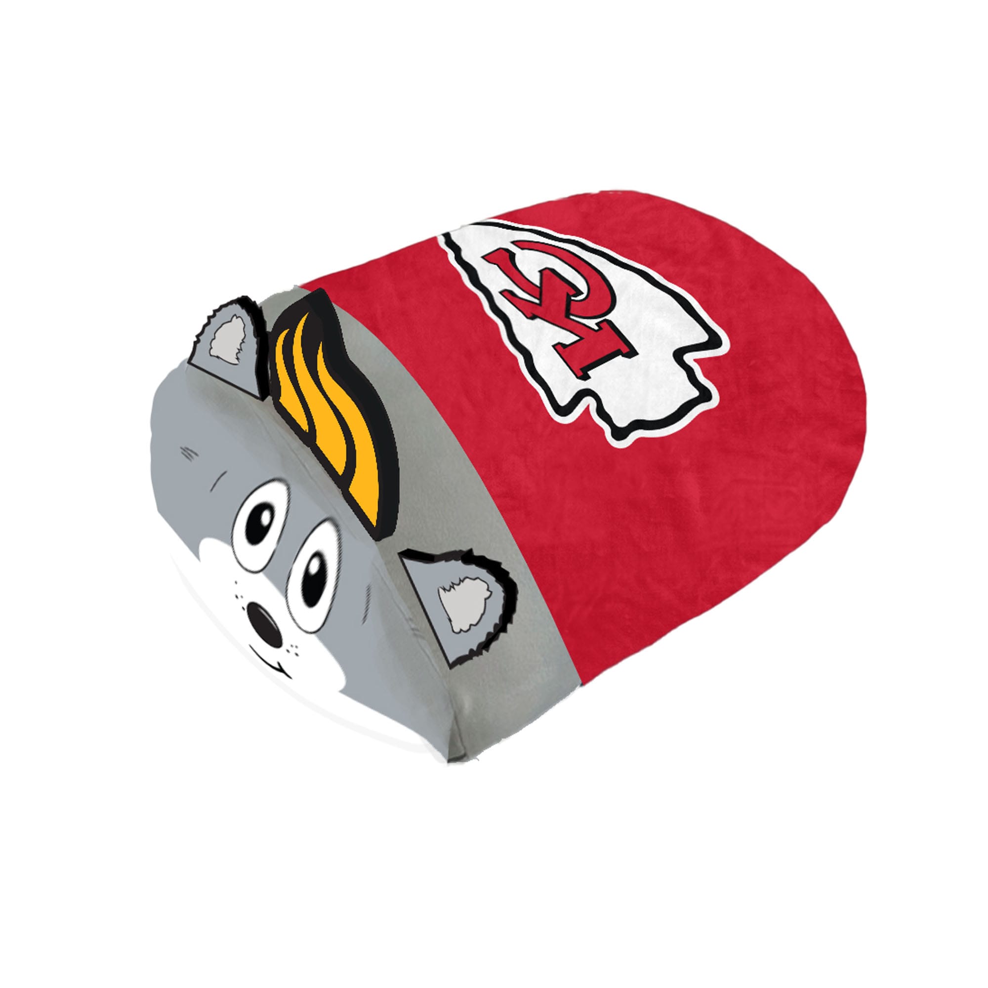 Front. Pegasus - Kansas City Chiefs Stackable Plushie Mascot Pillow - Multicolor.