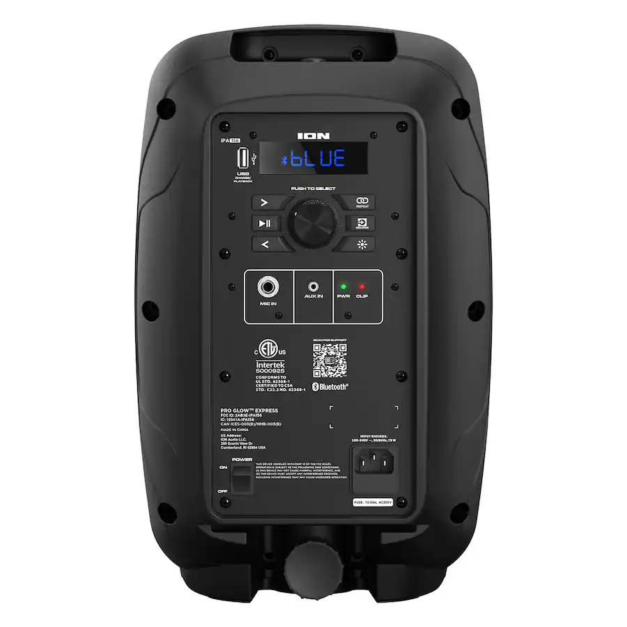 Ion Audio ION Audio Ion IPA156 Pro Glow Express Portable Bluetooth Speaker 150 ...