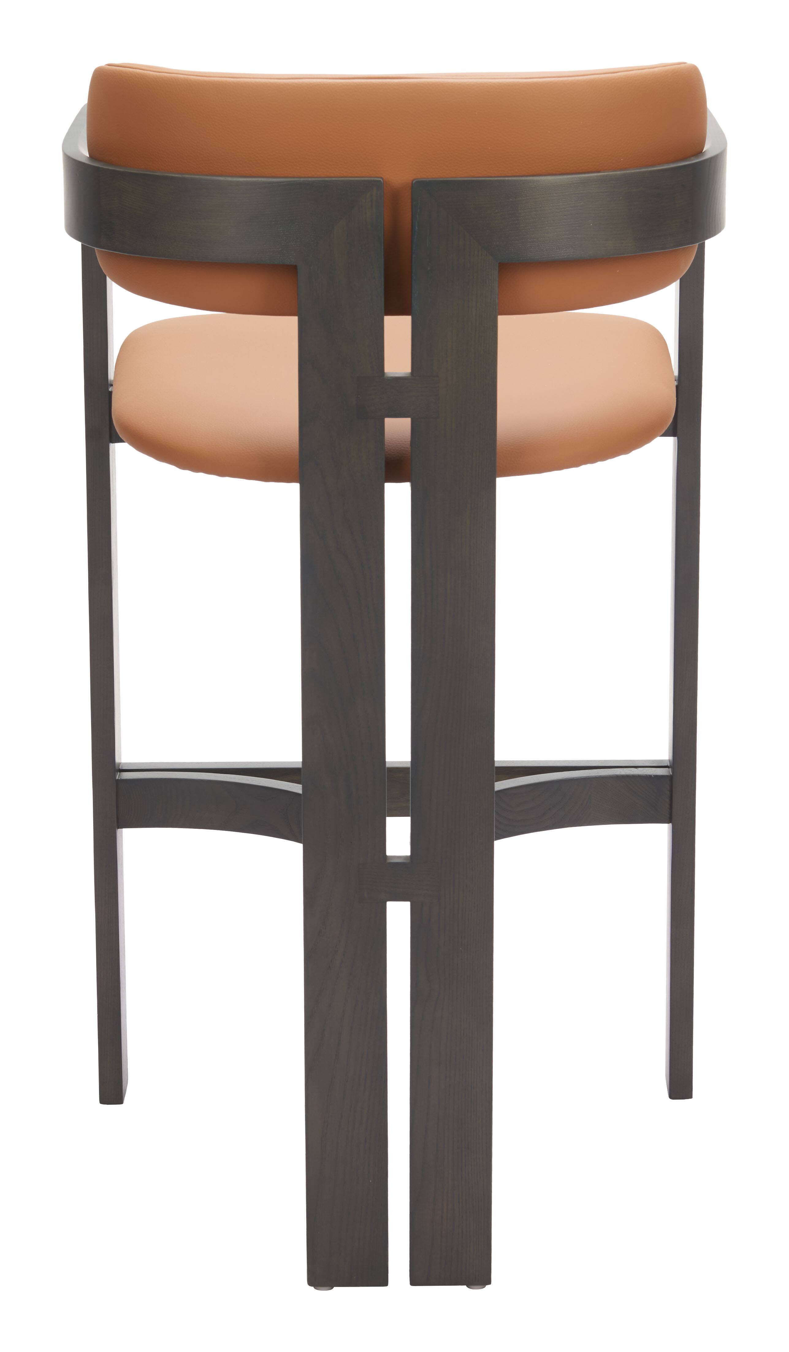 Angle. Hivvago - Shaili Barstool Brown - Brown.