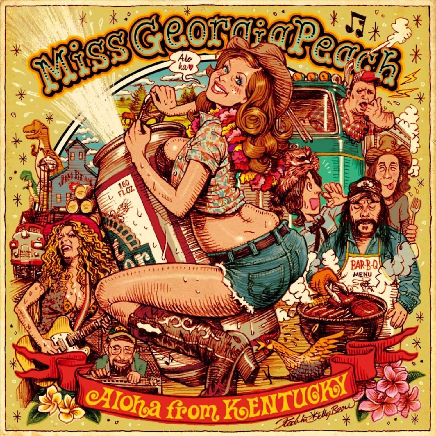 Miss Georgia Peach - Aloha From Kentucky   - COMPACT DISCS [CD]