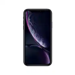 Apple - Refurbished Excellent - iPhone XR A1984 (Fully Unlocked) 128GB w/ Pre-Installed Tempered Glass - Black