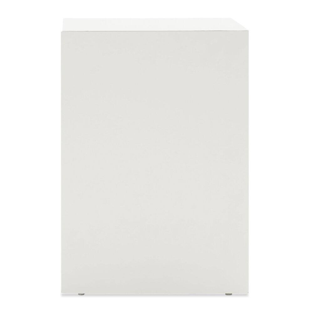 Left. Furniture of America - Elvora Modern Wood 1-Drawer and 1-Shelf End Table - White.