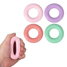 Unique Bargains - 4pcs Set 2.8" 10-40LB Pro Hand Gripper - Durable Non-Slip Exercise for Athletes, Rock Climbing, Workout & Fitness - Pink, Mint Green, Orange, Green