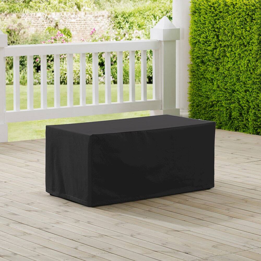 Alt View 7. Crosley Furniture - Outdoor Coffee Table Furniture Cover - Black.