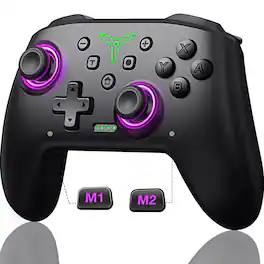 Kitcheniva - Wireless Pro Controller Bluetooth Gamepad For Nintendo Switch/Switch OLED/Lite - Black