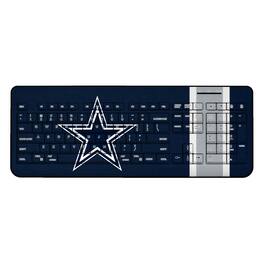 Keyscaper - Dallas Cowboys Stripe Wireless Keyboard - Multicolor