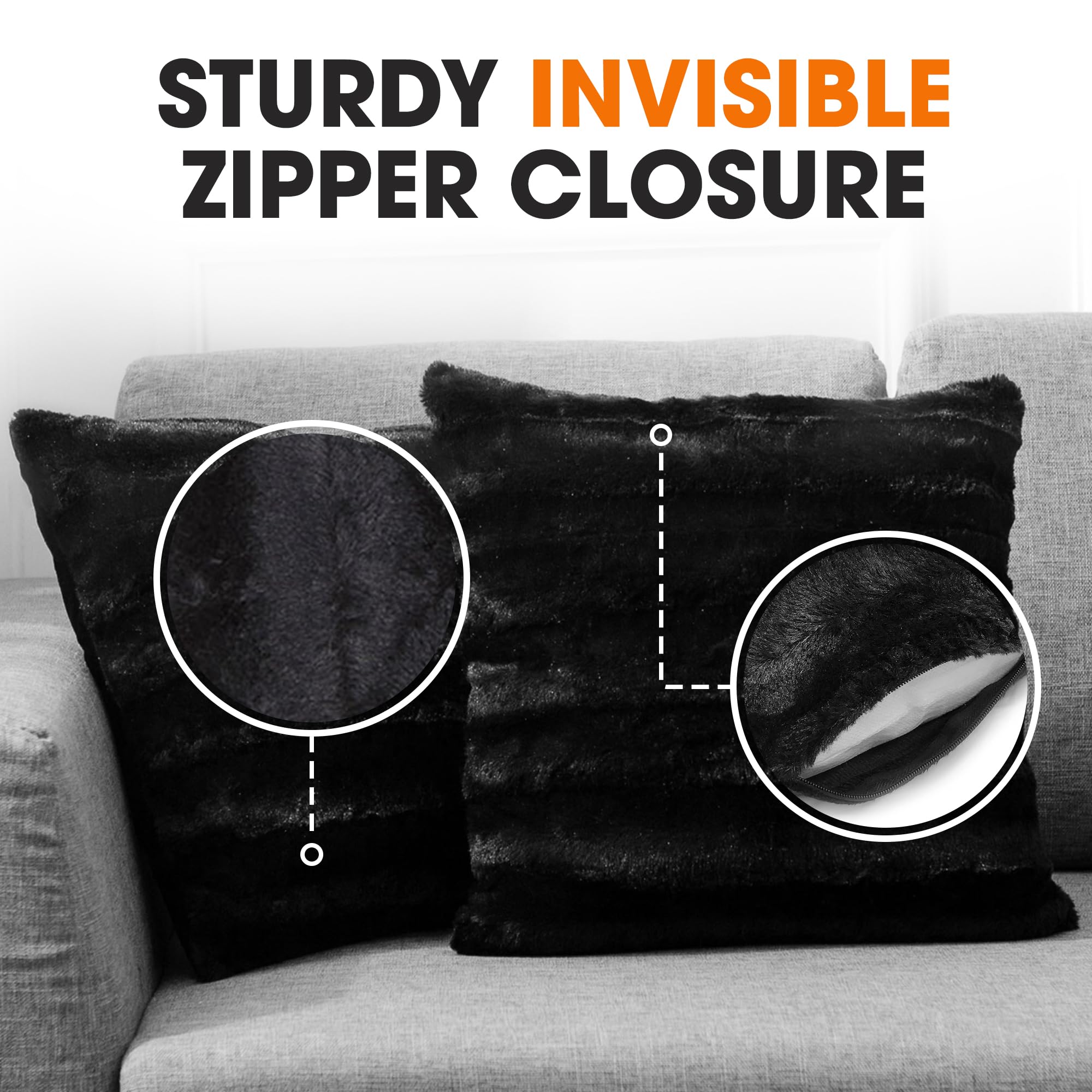 STURDY INVISIBLE ZIPPER CLOSURE