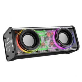 Cluzine - USB/Type-C Wired & Bluetooth Soundbar Computer Speaker with RGB Light for PC - 1
