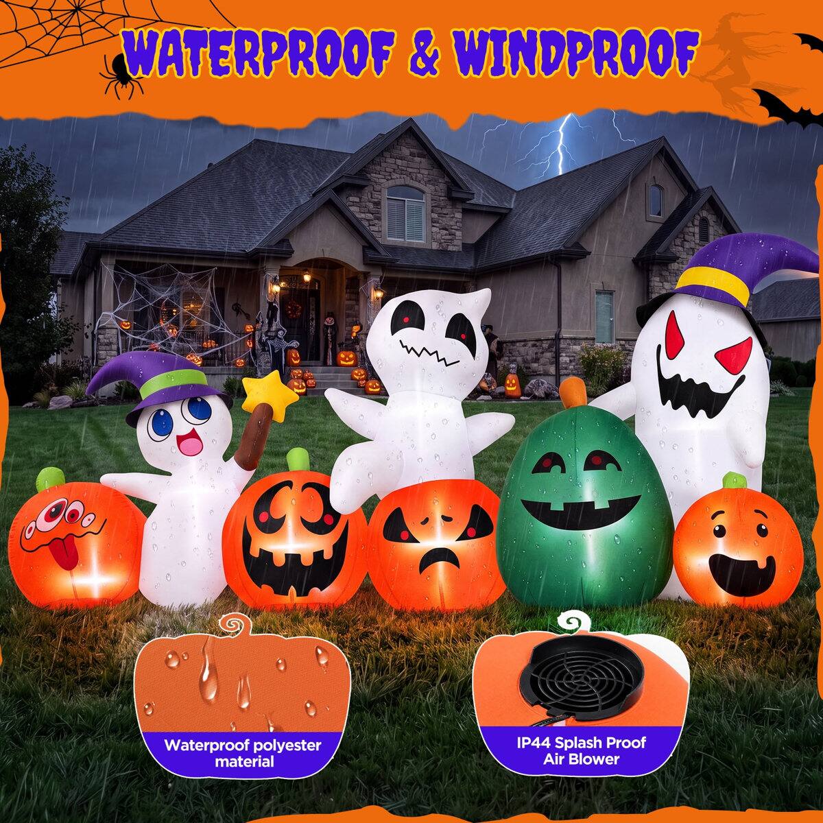 WATERPROOF & WINDPROOF

Waterproof polyester material

IP44 Splash Proof Air Blower
