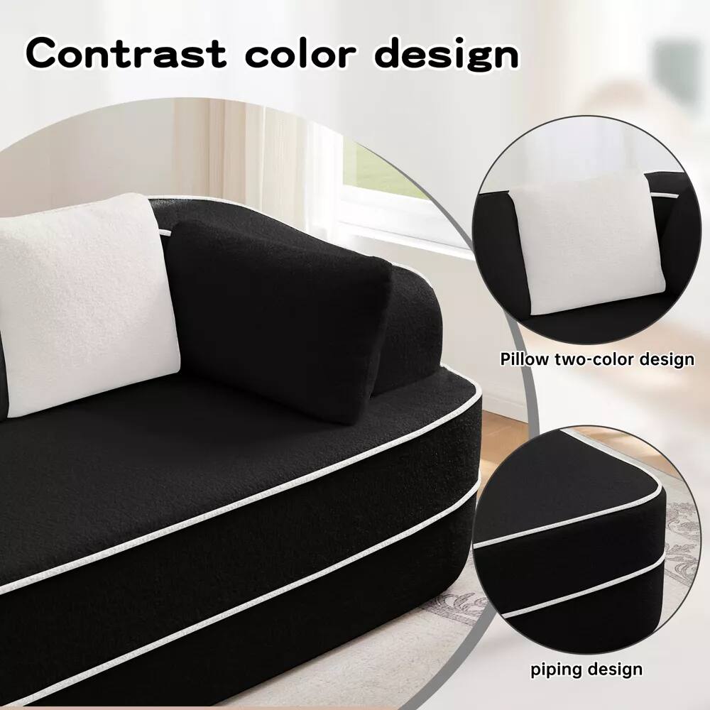 Contrast color design

Pillow two-color design

piping design