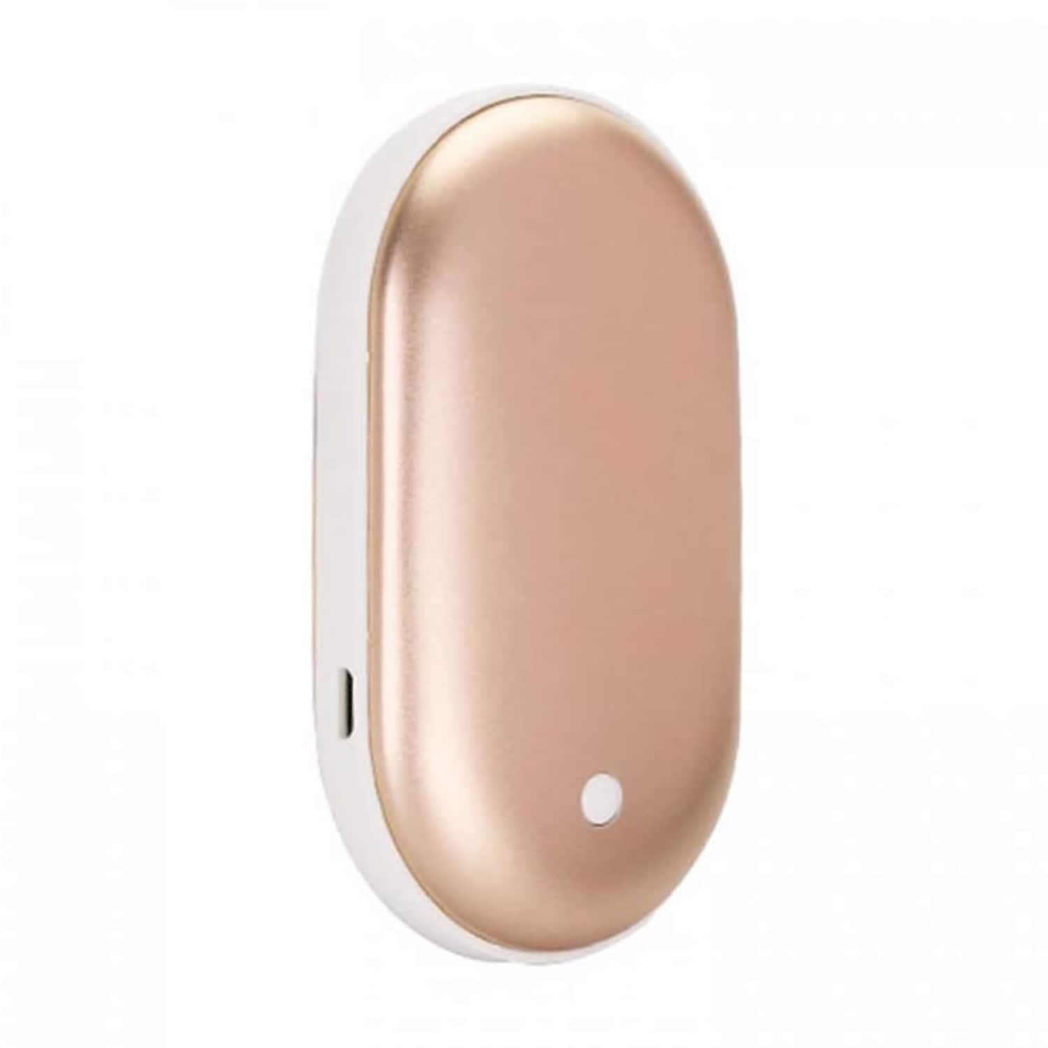 Stock Preferred - 2-in-1 Warm and Cozy Portable Hand Warmer & Power Bank - Gold