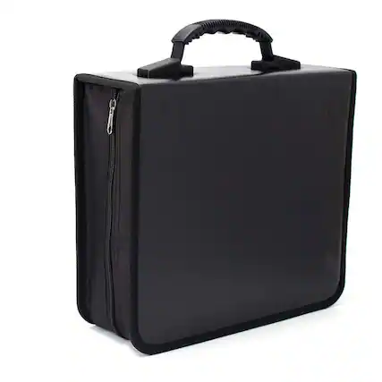 Front. Stock Preferred - 520 Disc CD/DVD Wallet Binder - Black.