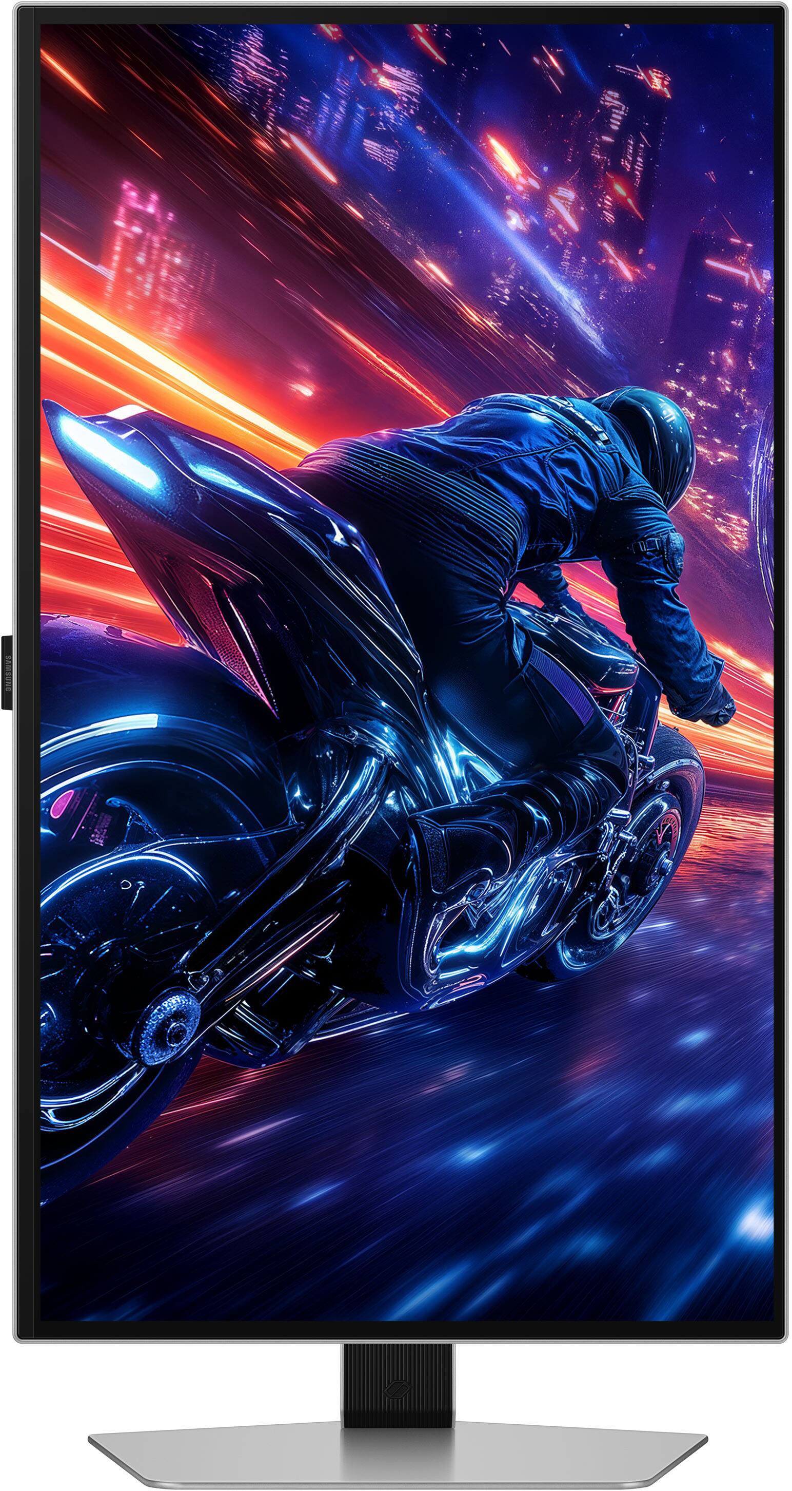 Alt View 28. Samsung - 27" Odyssey OLED G6 (G60SF) QHD 500Hz 0.03ms GSync Compatible and FreeSync Prem Pro Gaming Monitor with HDR 500 - Silver.