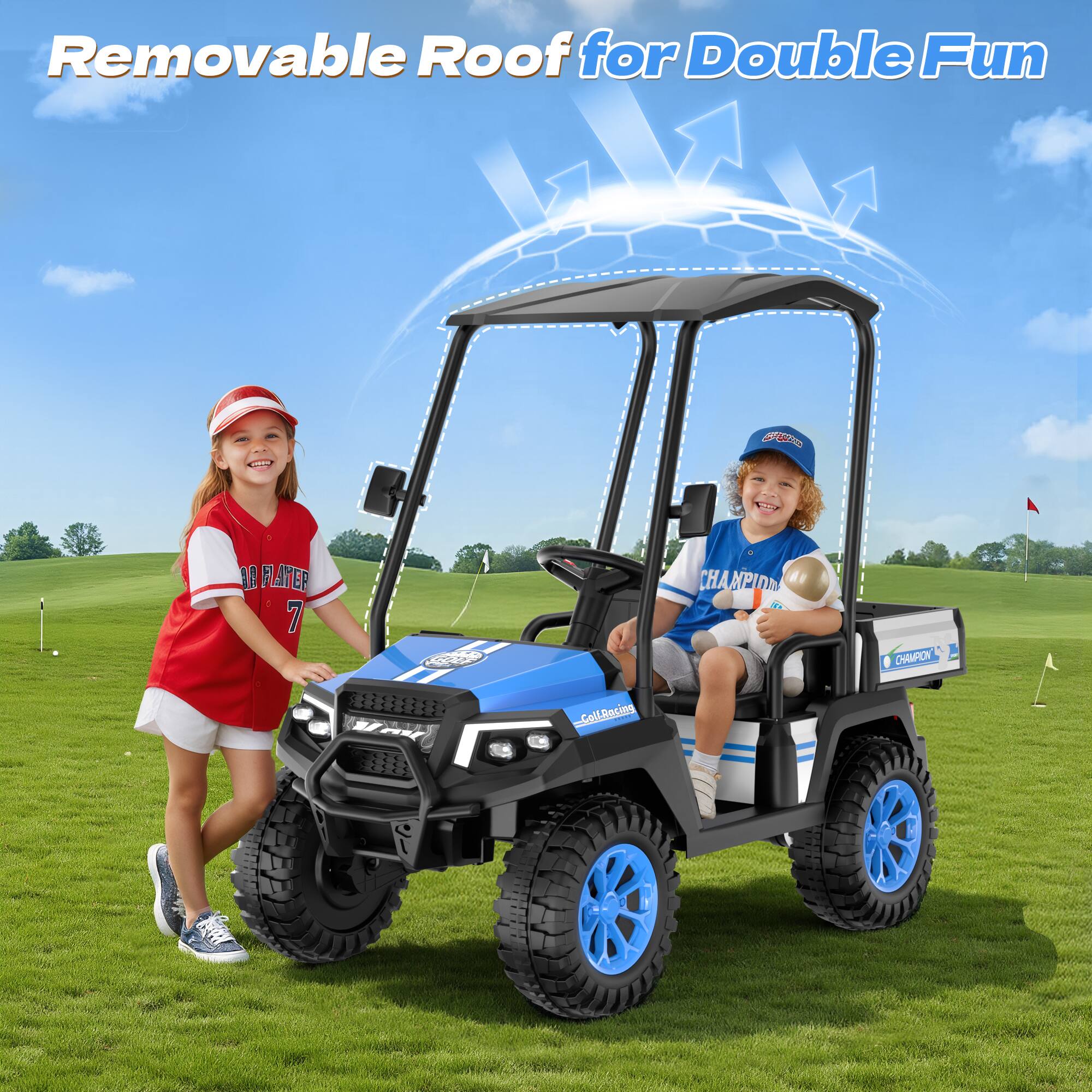 Removable Roof for Double Fun

SPORTS

ABRATER 7

CHAMPION

CHAMPION W

Colf.Racing 1000