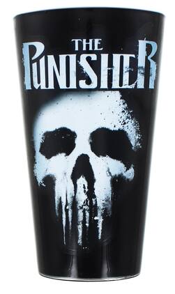 Surreal Entertainment - Marvel's The Punisher 16oz Pint Glass - Black