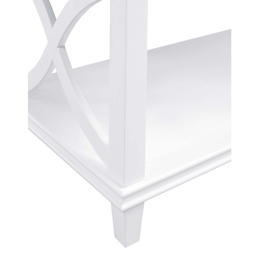 Left. Convenience Concepts - Florence Coffee Table - Driftwood / White.