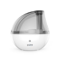 Pure Enrichment - Ultrasonic Cool Mist Humidifier with Optional Night Light - White - Front_Zoom