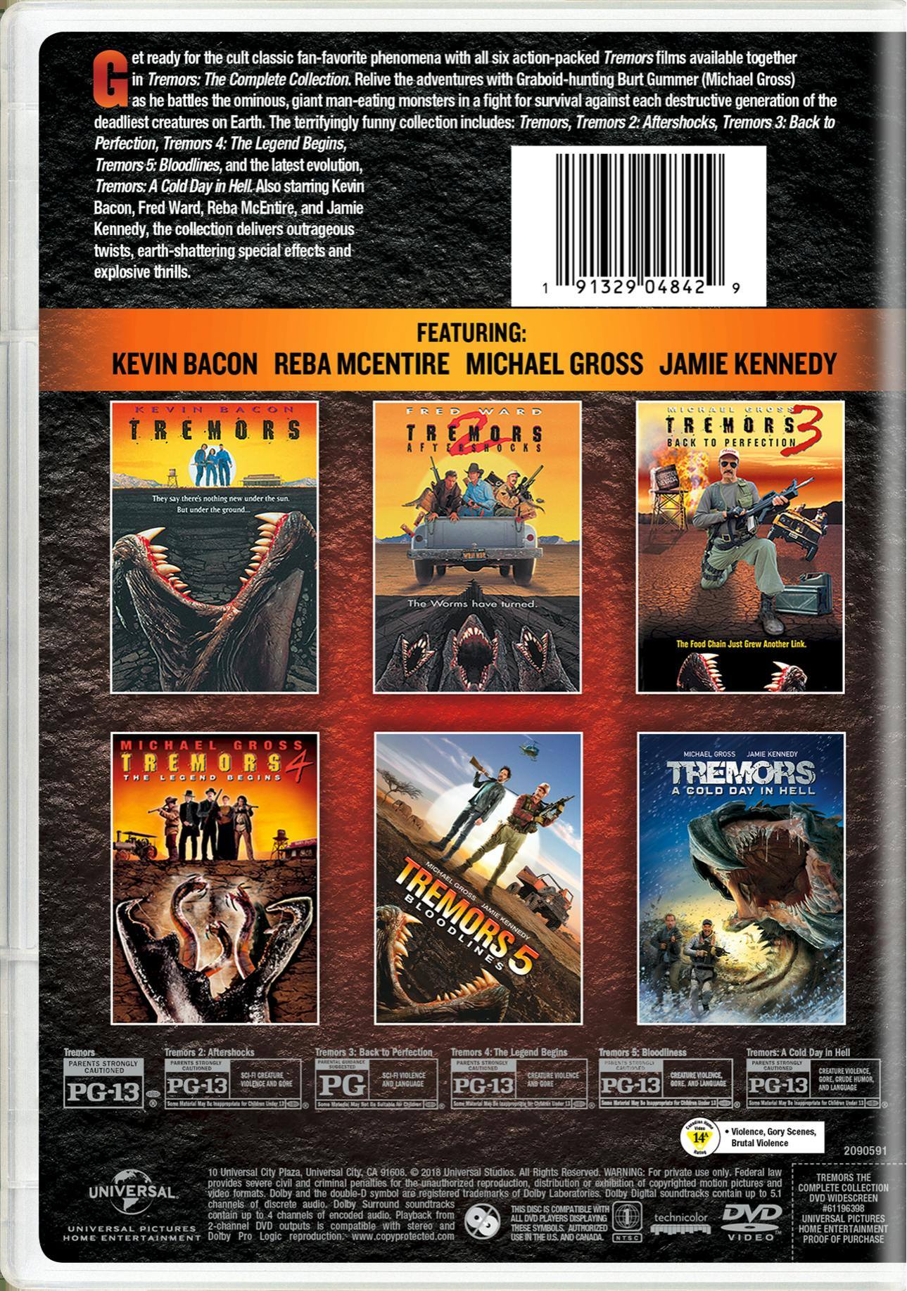 Angle. Tremors: The Complete Collection (DVD Set) [DVD].