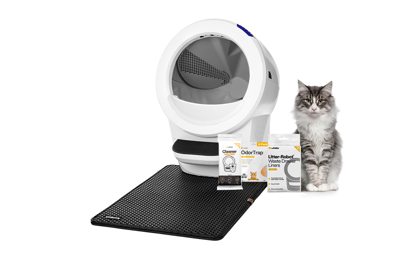 6 Pack - 25 Cleaner OdorTrap | Litter-Robot Waste Drawer Liners