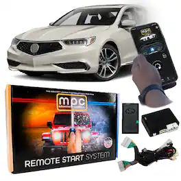 MPC - Remote Start Kit for Acura TLX 2015-2020 — Push-to-Start Smartphone Control Semi Plug-Play - Black