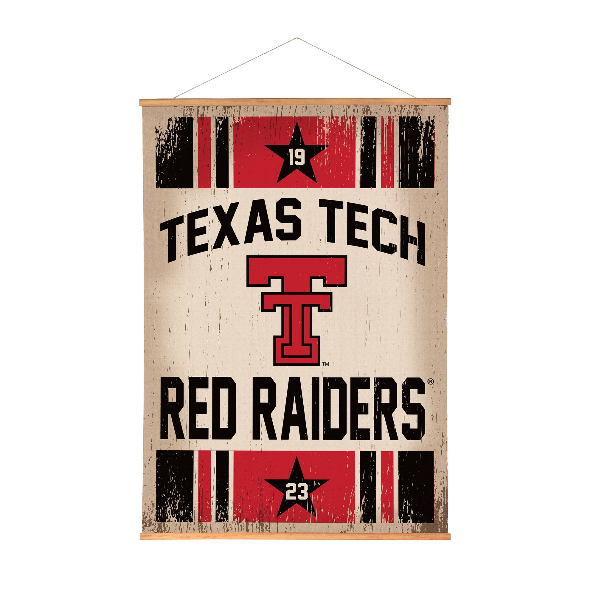 Texas Tech Red Raiders 36" x 54" Large Canvas Wall Art Tapestry with Wood Frame